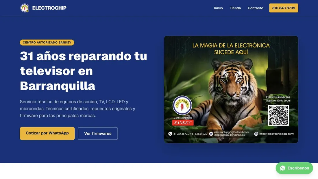 Página de Electrochip